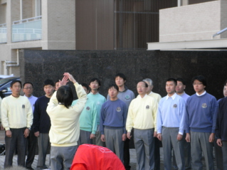 桜丘1丁目町会主催恒例のもちつき大会